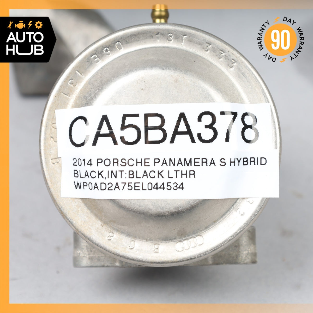 Porsche Panamera 970 E-Hybrid Engine Smog Air Pump Check Valve Left Side OEM - photo 12