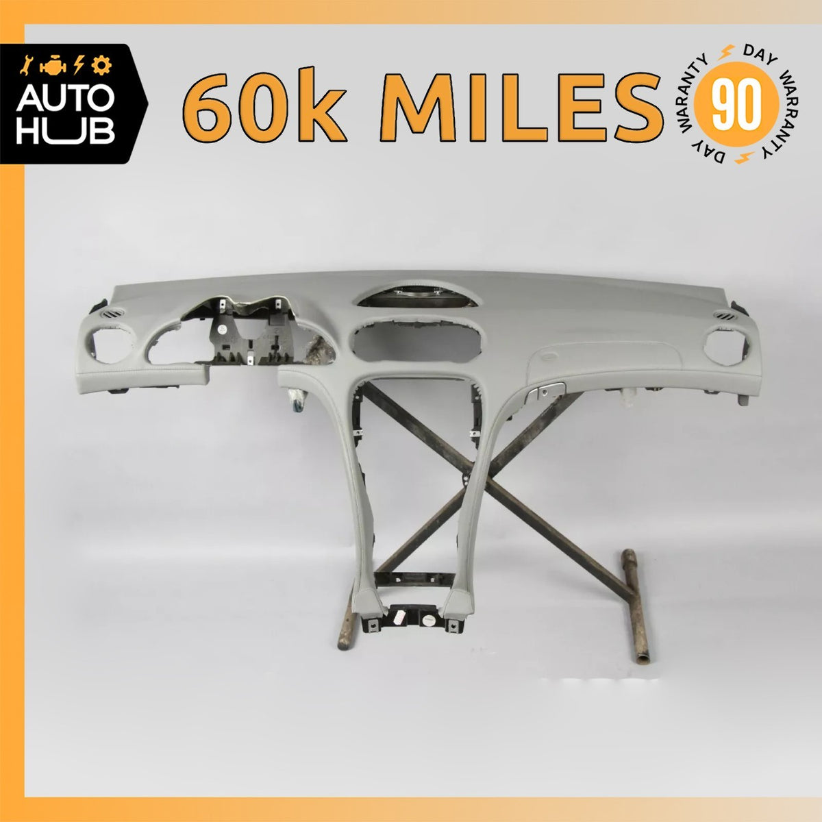 07-12 Mercedes R230 SL550 Dashboard Instrument Cover Panel Gray OEM 60k - photo 1