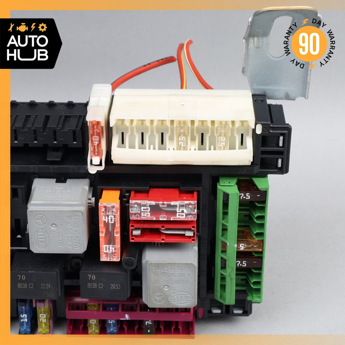 10-18 Mercedes W212 E250 Rear Relay Fuse Box SAM Module 2129001406 OEM - photo 3