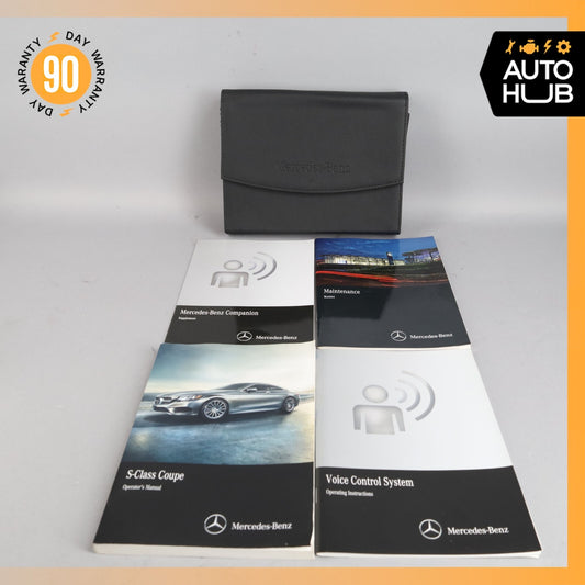 2016 Mercedes-Benz W217 S550 Owner's Manual Book Set OEM - photo 1