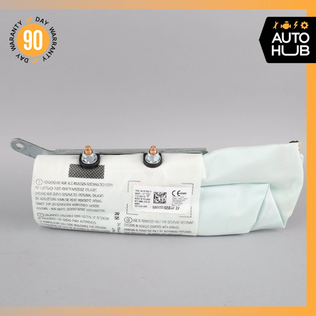 17-23 Porsche Panamera 971 Front Right Seat SRS Airbag 971880242B OEM 87k - photo 5
