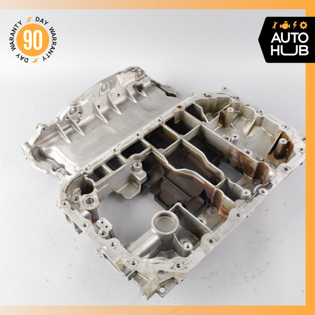 11-18 Porsche Cayenne 958 / Touareg Hybrid Engine Upper Oil Pan 06E103603AL OEM - photo 9