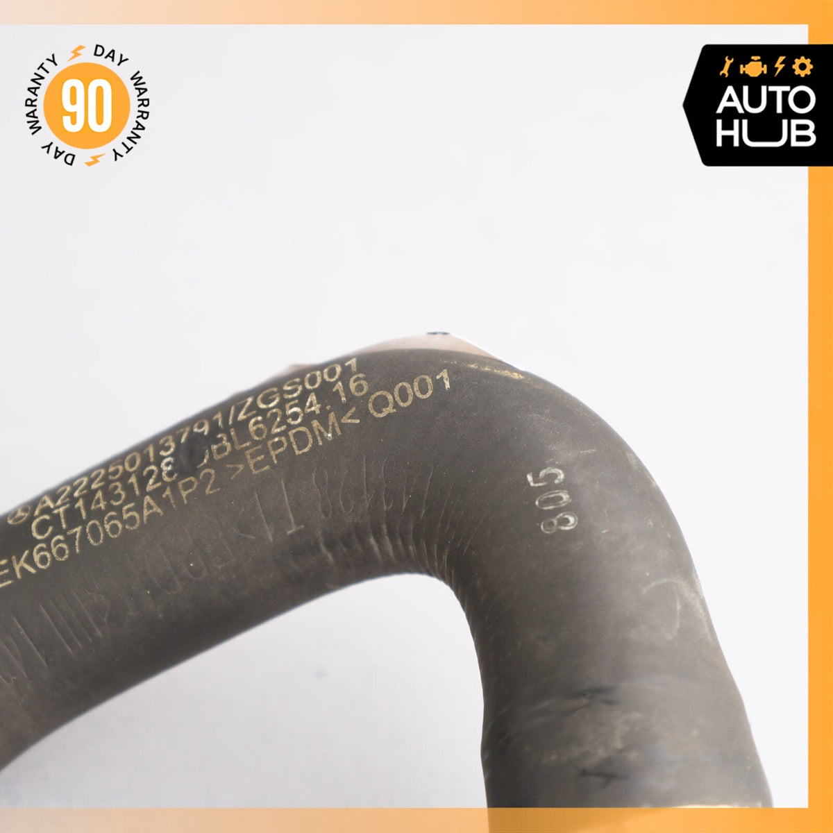 15-20 Mercedes W222 S600 S65 AMG Maybach Radiator Cooling Hose Pipe OEM - photo 3
