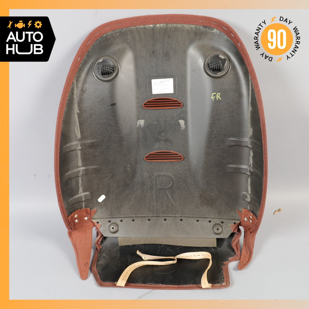 07-10 Mercedes W216 CL550 Right Passenger Side Seat Back Cover Panel Red OEM - photo 9