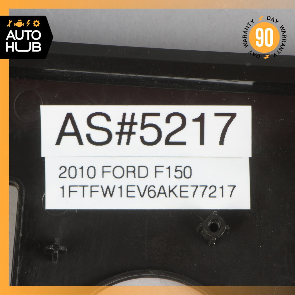 09-10 Ford F150 5.4L Center Dashboard Instrument Panel Wood w/ Switch OEM - photo 12