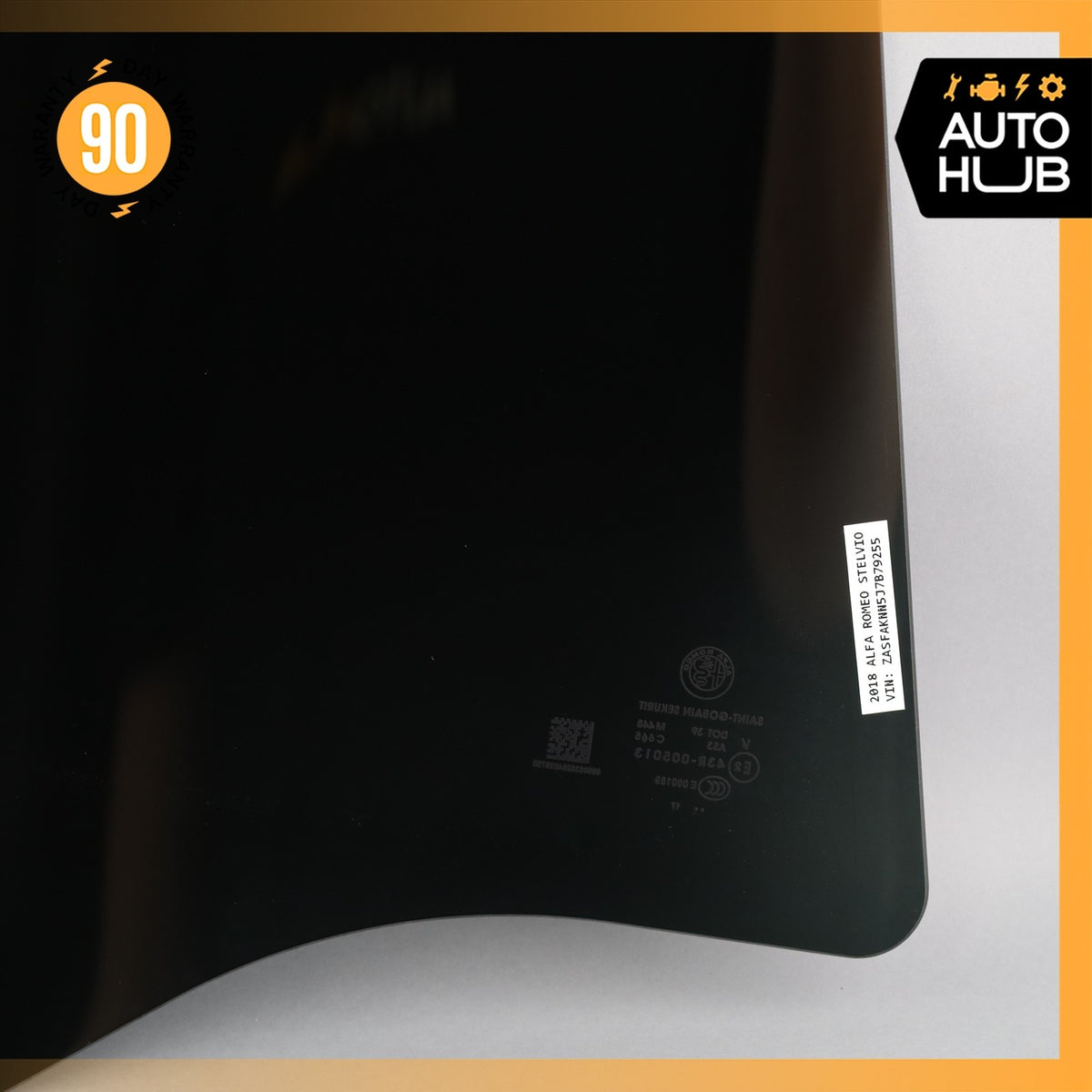 17-23 Alfa Romeo 949 Stelvio Rear Right Side Door Window Glass OEM 72k - photo 17