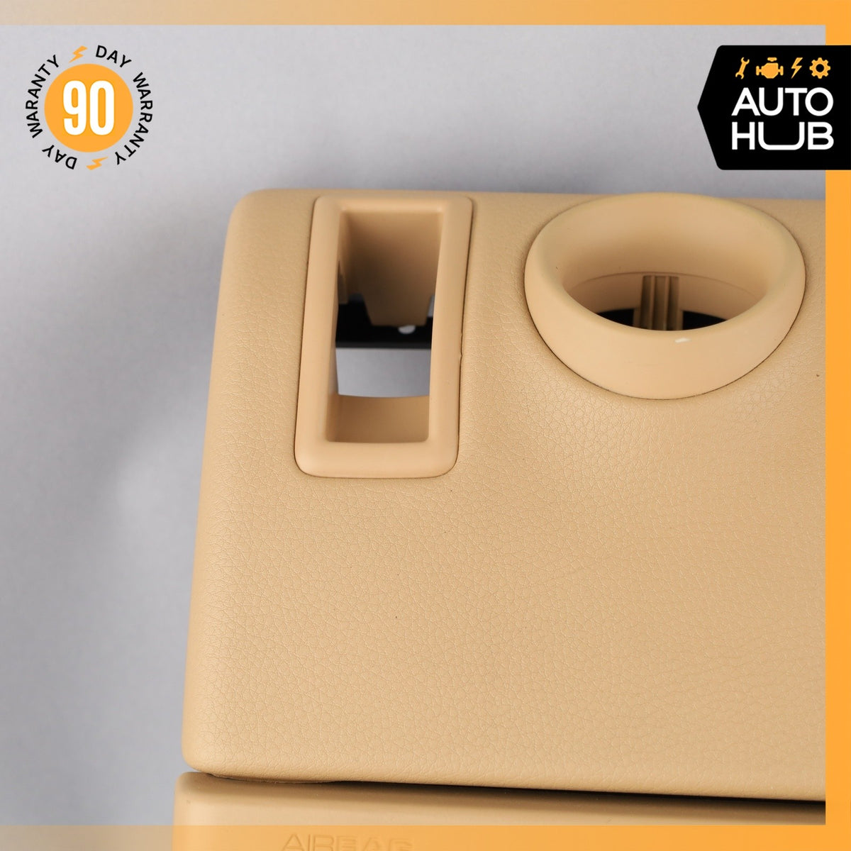 11-18 Porsche Cayenne 958 Left Dashboard Knee Airbag Air Bag Beige OEM - photo 2