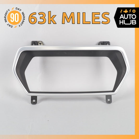 12-15 Tesla Model S Instrument Cluster Speedometer Trim Cover 600772500B OEM 63k - photo 1