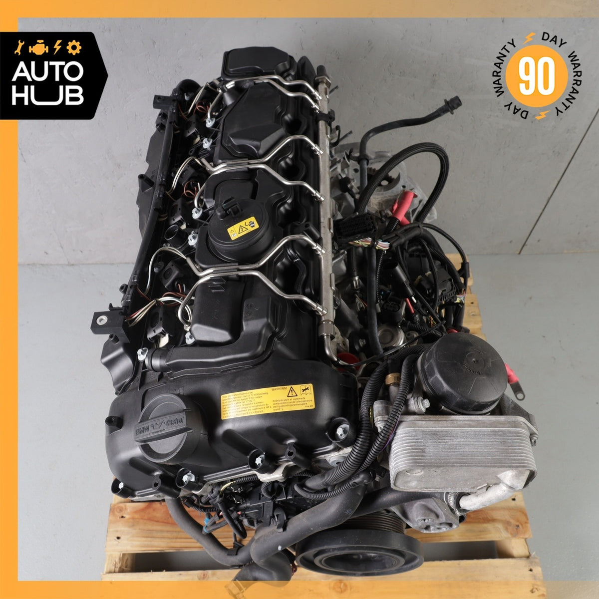 BMW F15 X5 X3 640i 535i 335i 3.0L Straight Six N55B30 Engine Motor Assembly OEM - photo 4