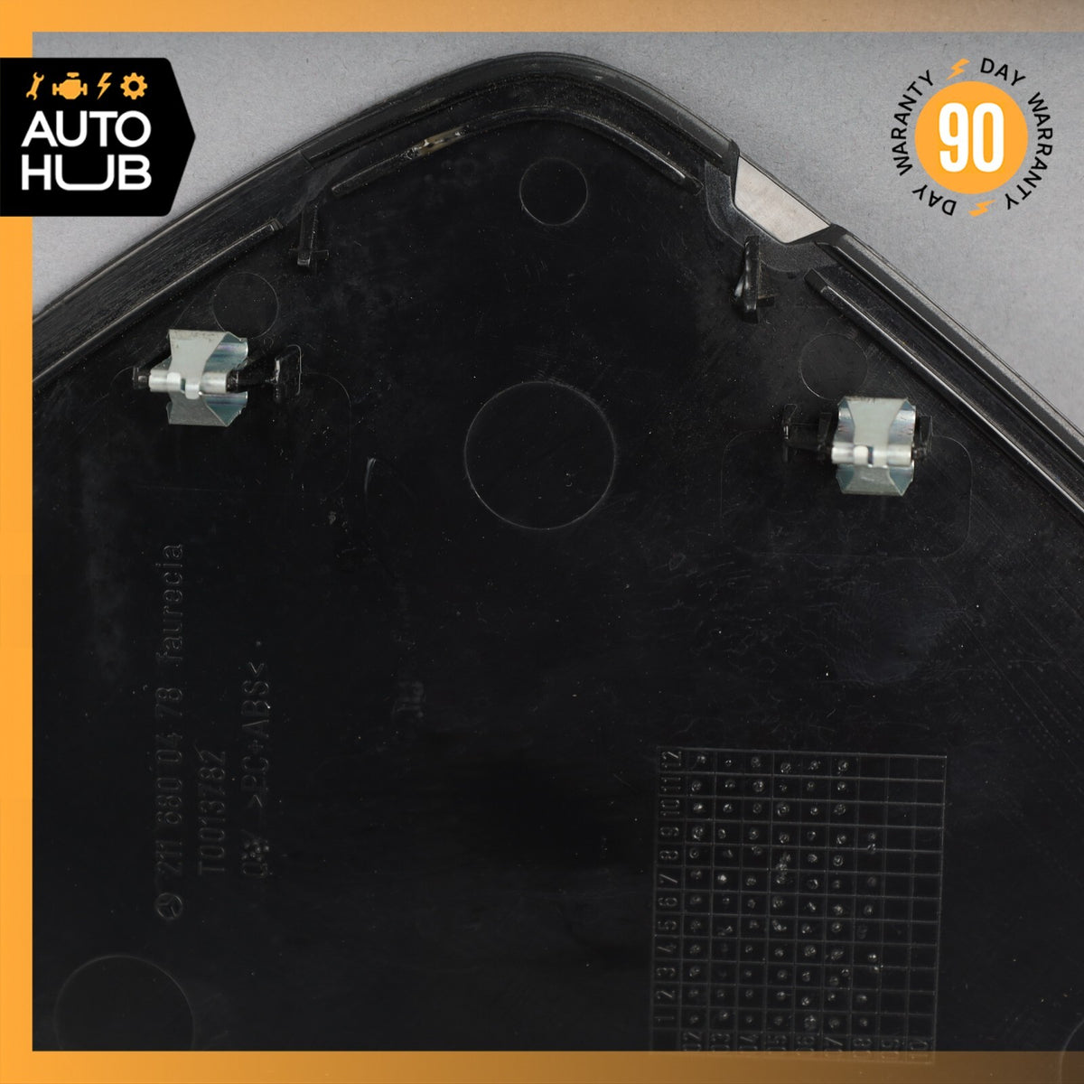07-09 Mercedes W211 E350 E320 E550 Right Dashboard Trim Cover Panel Black OEM - photo 11