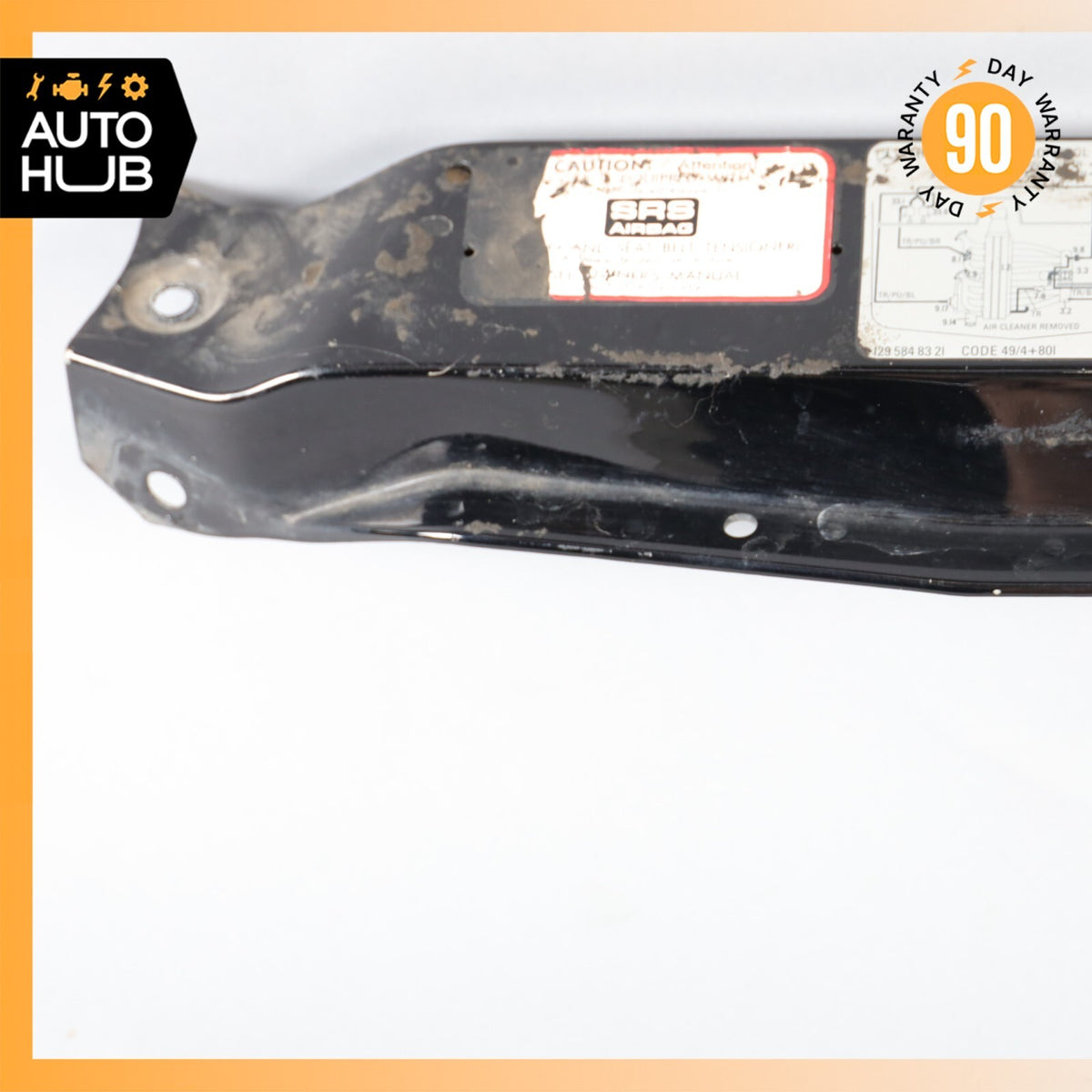 90-02 Mercedes R129 SL500 SL320 500SL 300SL Upper Radiator Support Tie Bar OEM - photo 2