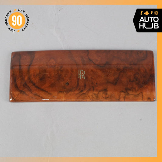 99-02 Rolls Royce Silver Seraph Center Console Radio Cover Trim Panel Wood OEM - photo 1