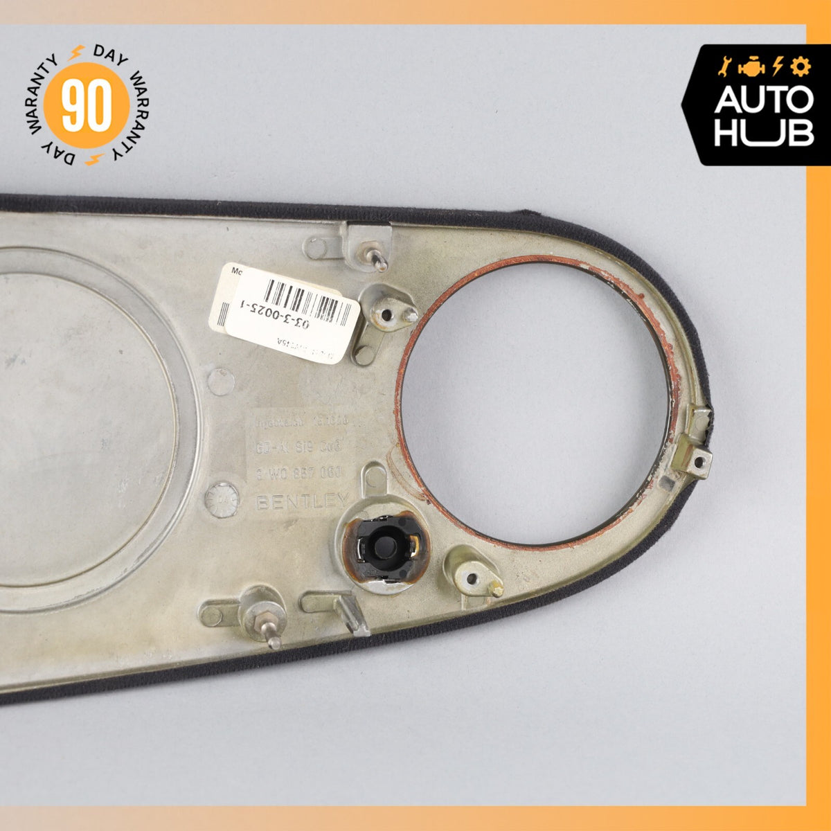 03-13 Bentley Continental GT GTC Right Dashboard Dash Trim Bezel Wood OEM 65k - photo 9