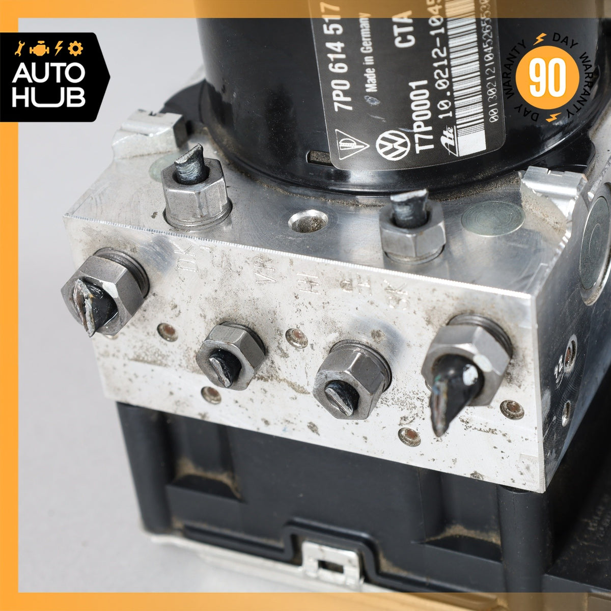 15-18 Porsche Cayenne 958 S ABS Hydraulic Pump Control Module 7P0614517T OEM 85k - photo 4