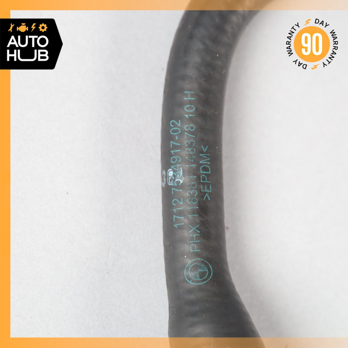 2007 BMW E64 650i N63 V8 Engine Motor Ventilation Hose Pipe 17127534917 OEM - photo 7