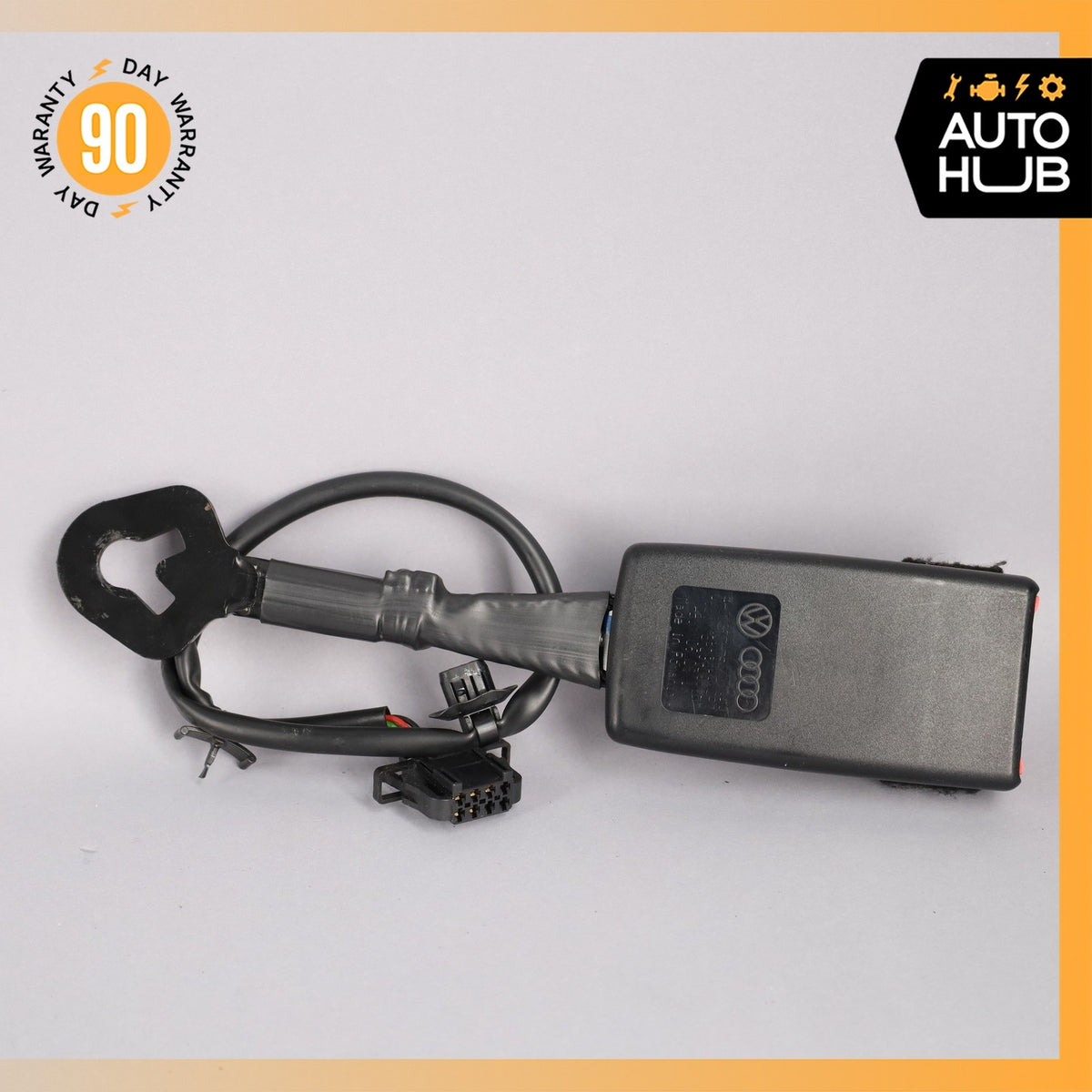 11-18 Audi D4 A8 Front Right Seat Belt Seatbelt Buckle OEM - photo 8
