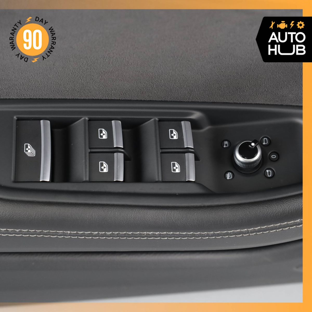 18-25 Audi B9 S5 A5 RS5 Left Door Panel Trim Leather / Suede Black OEM 24k - photo 9