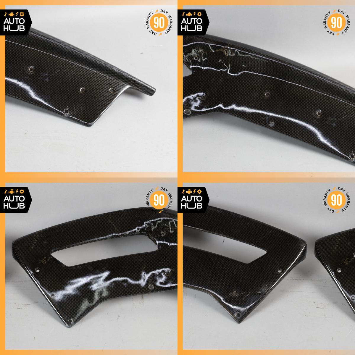 12-17 Lamborghini Aventador LP700 Front Bumper Splitters Set AF-1 Aero Function - photo 16