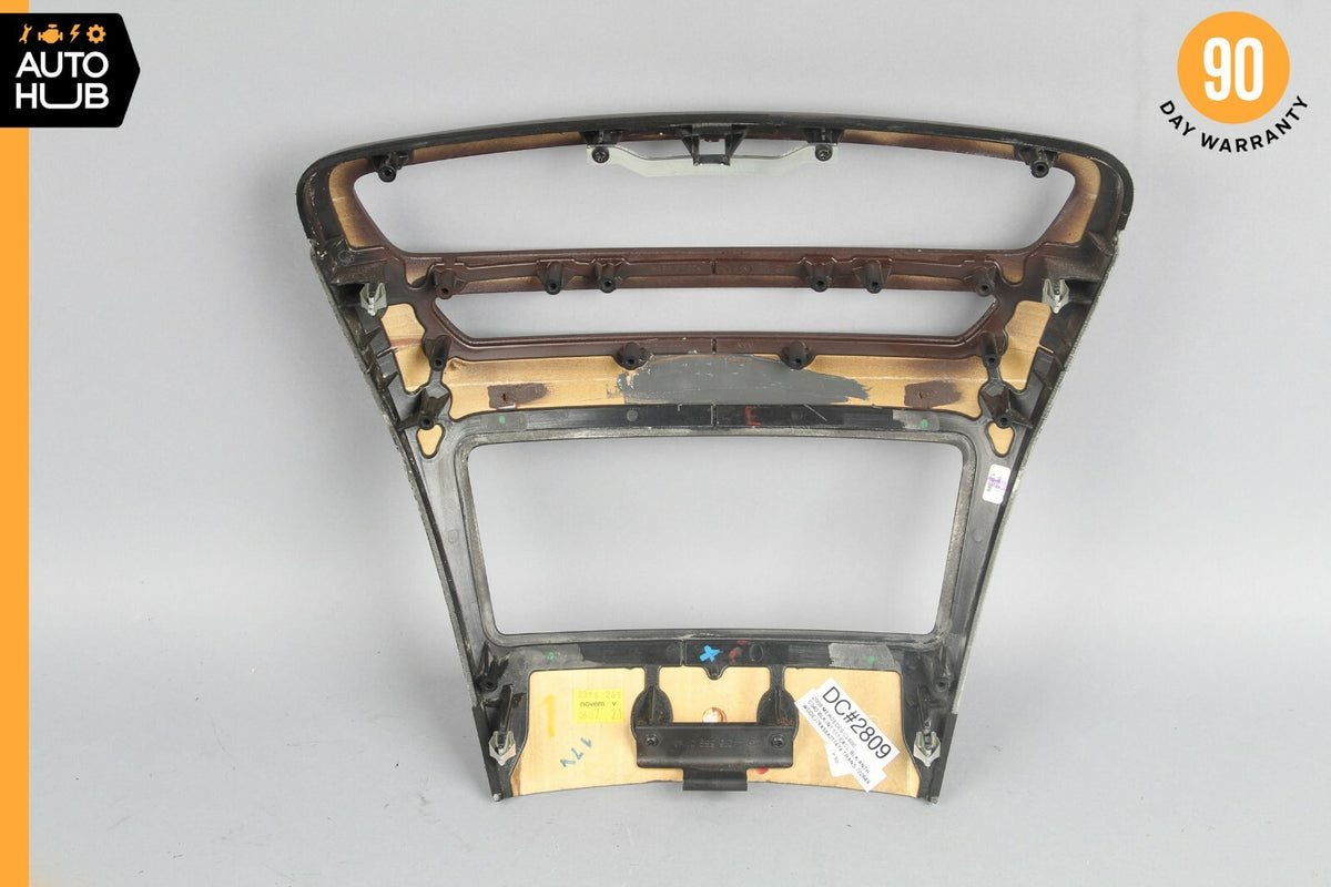 07-14 Mercedes W216 CL600 CL65 V12 Center Console Command Unit Radio Bezel Trim - photo 9