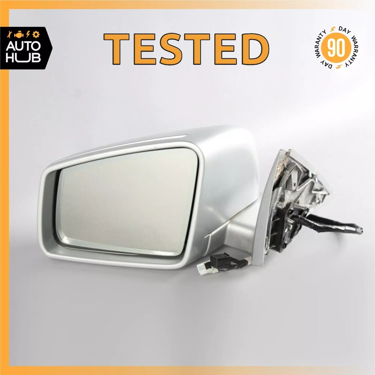 10-13 Mercedes W221 S400 S550 S63 AMG Side Rear View Door Mirror Left Driver OEM - photo 1