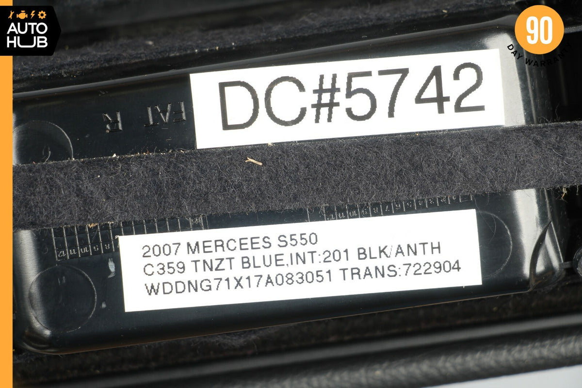 07-09 Mercedes W221 S550 Front Right Interior Door Panel Storage Compartment OEM - photo 11