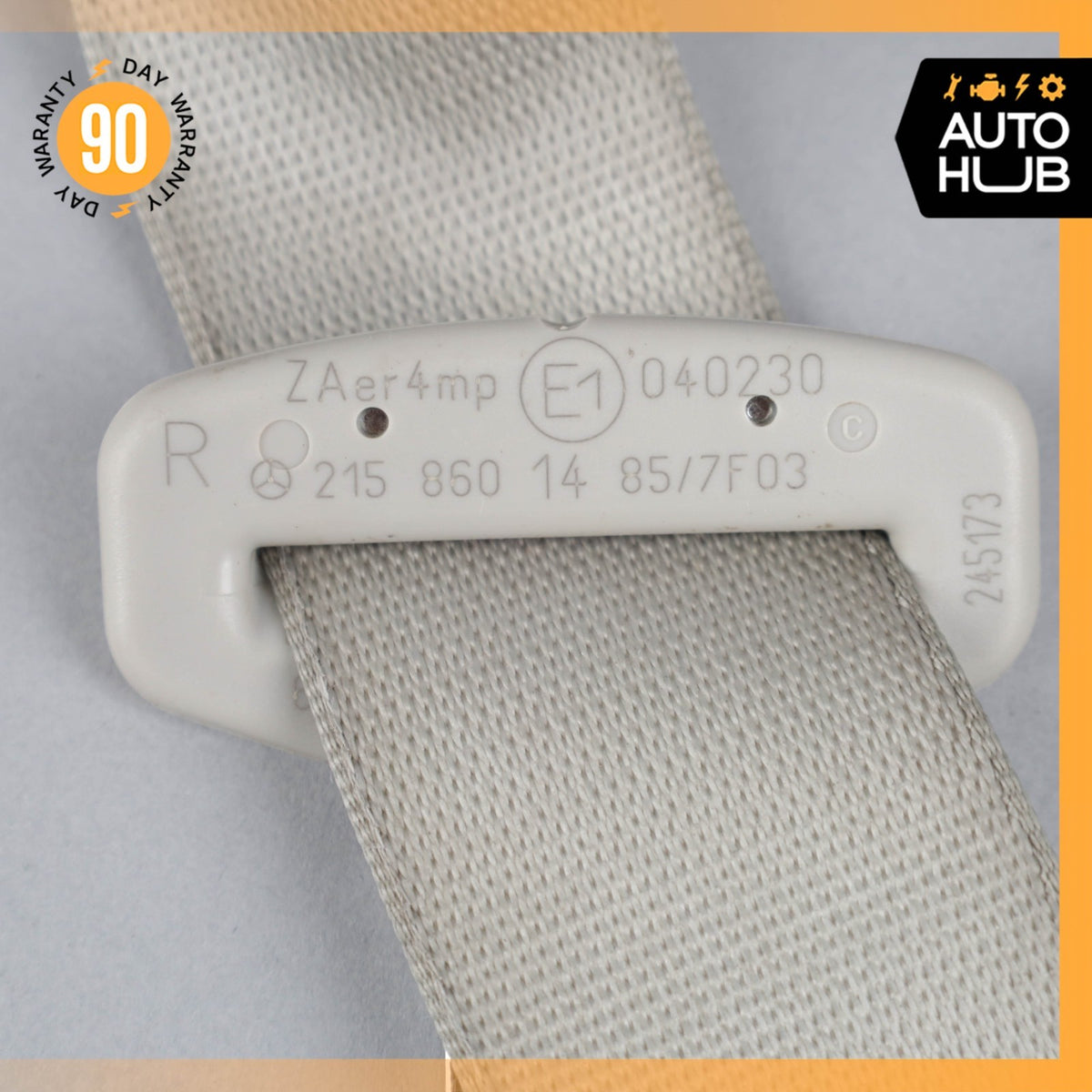 02-06 Mercedes W215 CL55 AMG CL500 Seat Belt Retractor Front Right Gray OEM - photo 14