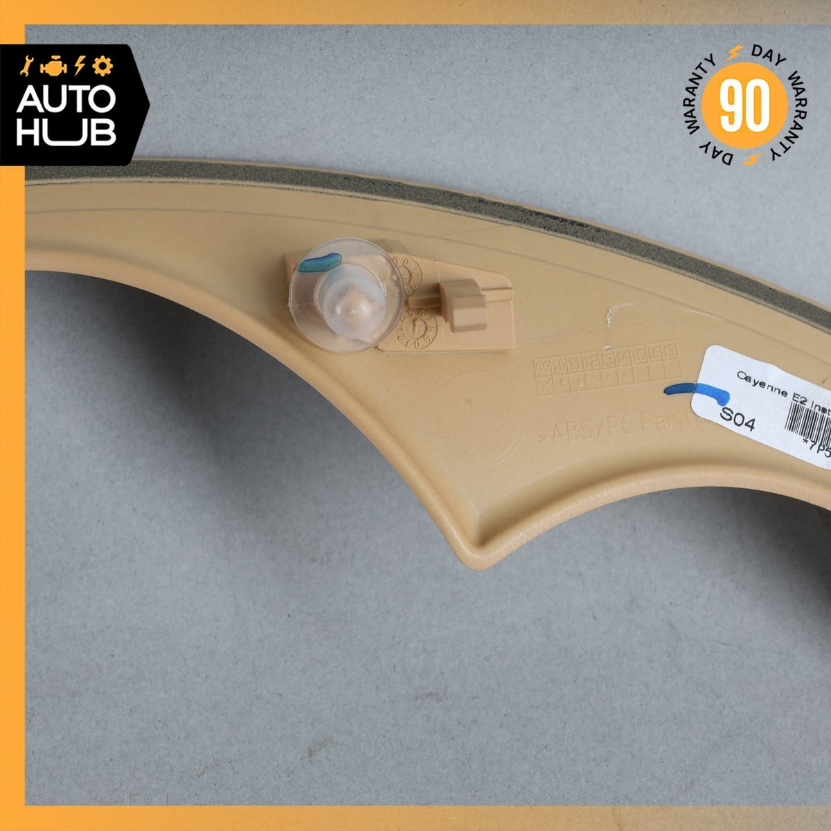 11-18 Porsche Cayenne 958 Dashboard Instrument Cluster Upper Bezel Beige OEM - photo 9