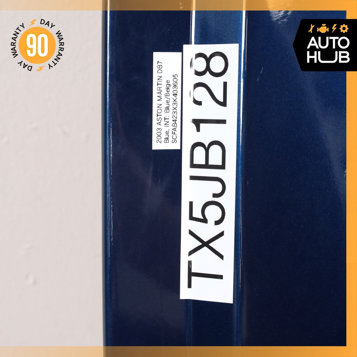 00-04 Aston Martin DB7 Vantage Convertible Trunk Lid Panel Assembly Blue OEM 38k - photo 22