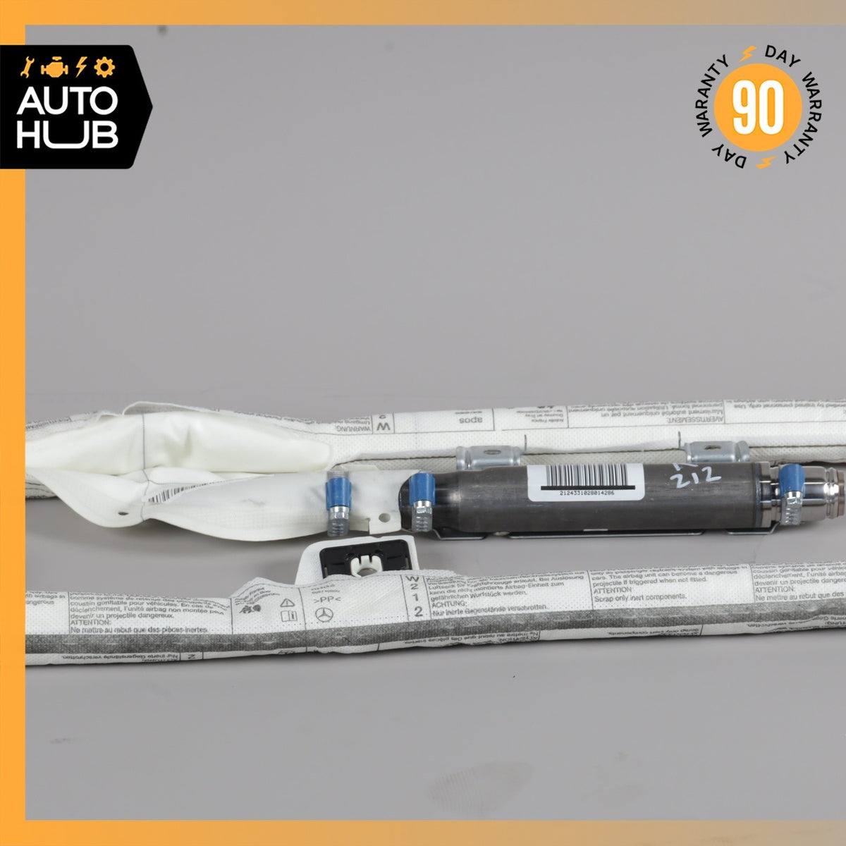 10-16 Mercedes W212 E350 E250 Sedan Roof Curtain Air Bag Right Side OEM - photo 12