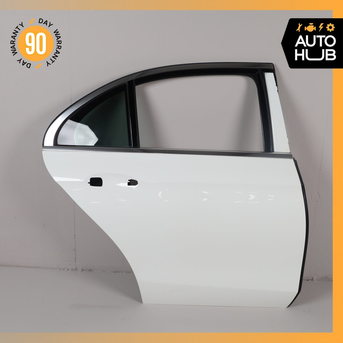 17-23 Mercedes W213 E300 E400 Rear Right Passenger Side Door Shell White OEM - photo 1