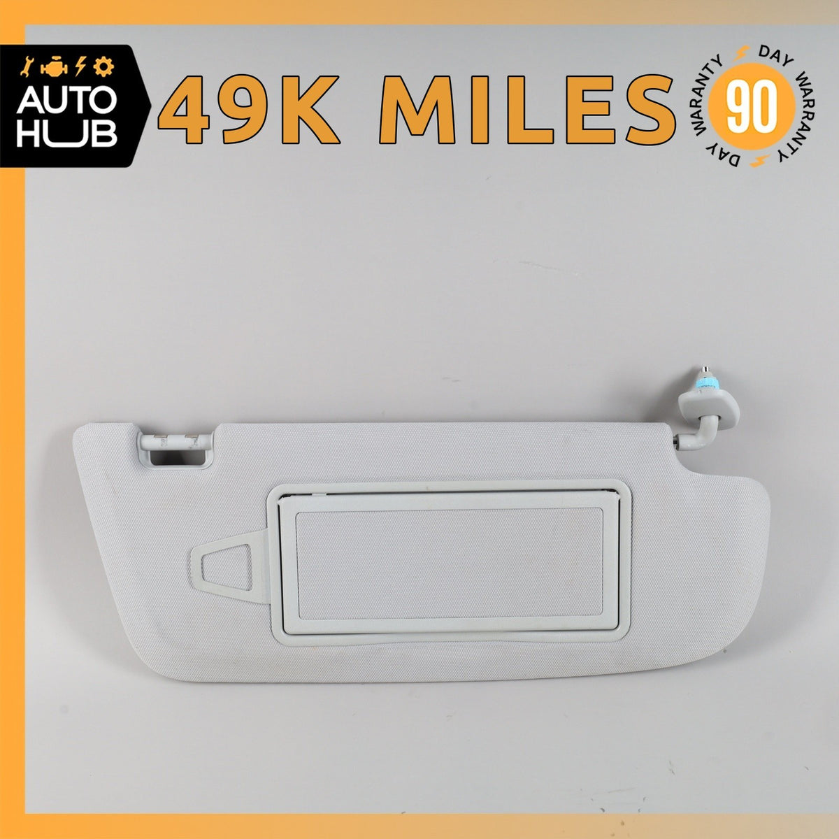 07-14 Mercedes W221 S550 CL550 Right Side Sun Visor Shade Sunvisor Gray OEM - photo 1
