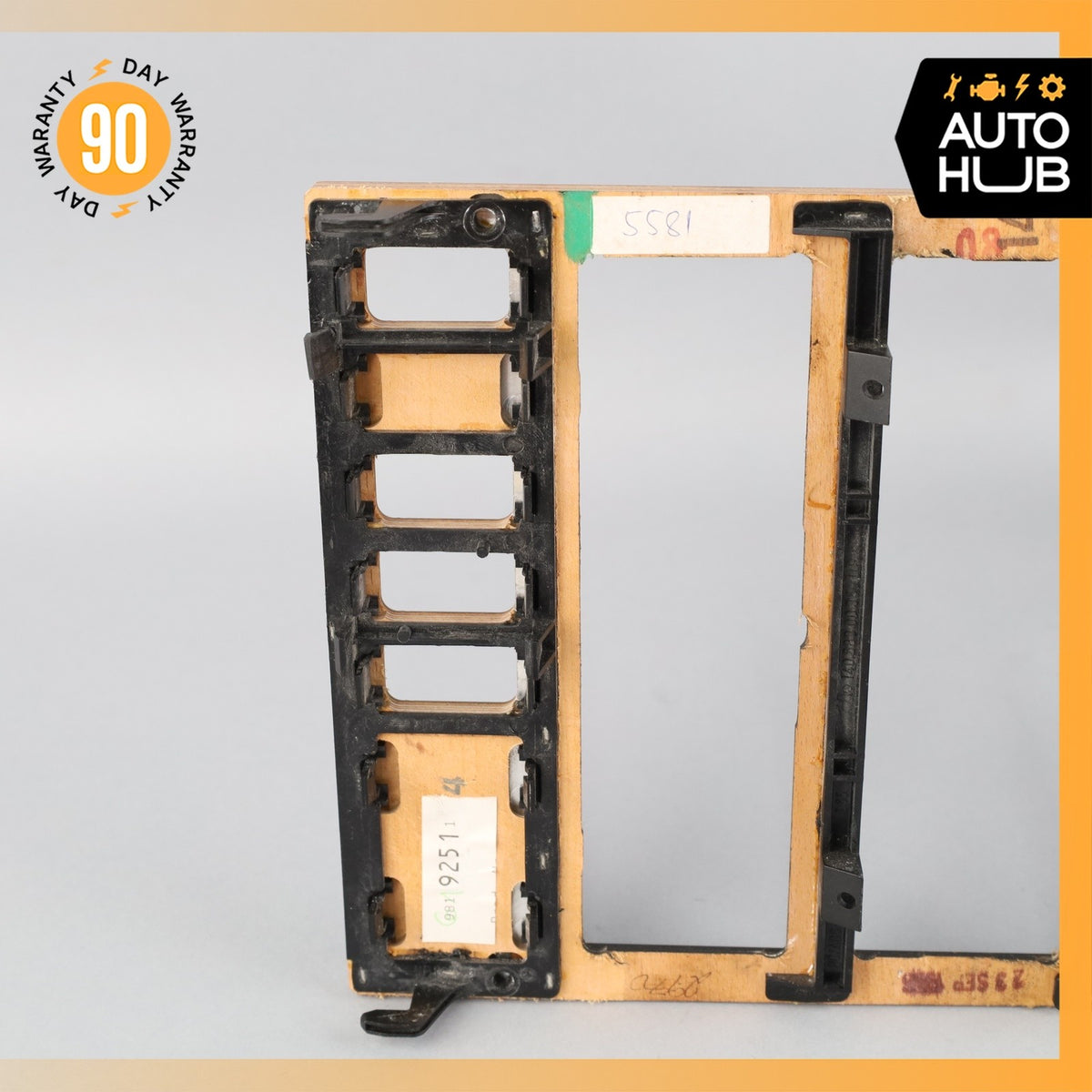 96-99 Mercedes W140 CL600 S500 Center Console Trim Bezel Wood OEM - photo 11