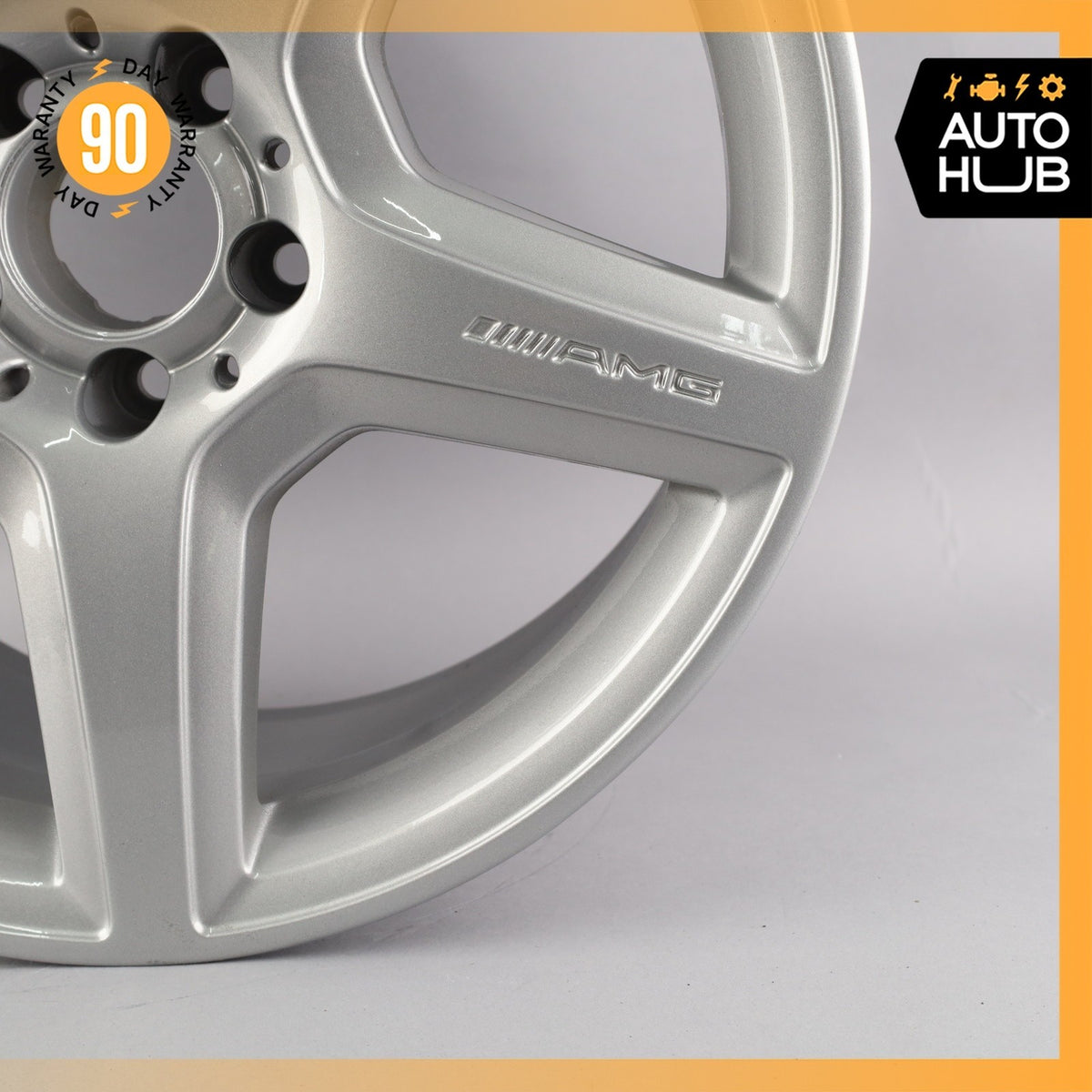 Mercedes W211 E350 E55 CLS55 AMG 9 x 18 18" Rear Wheel Rim 2114016702 OEM - photo 6