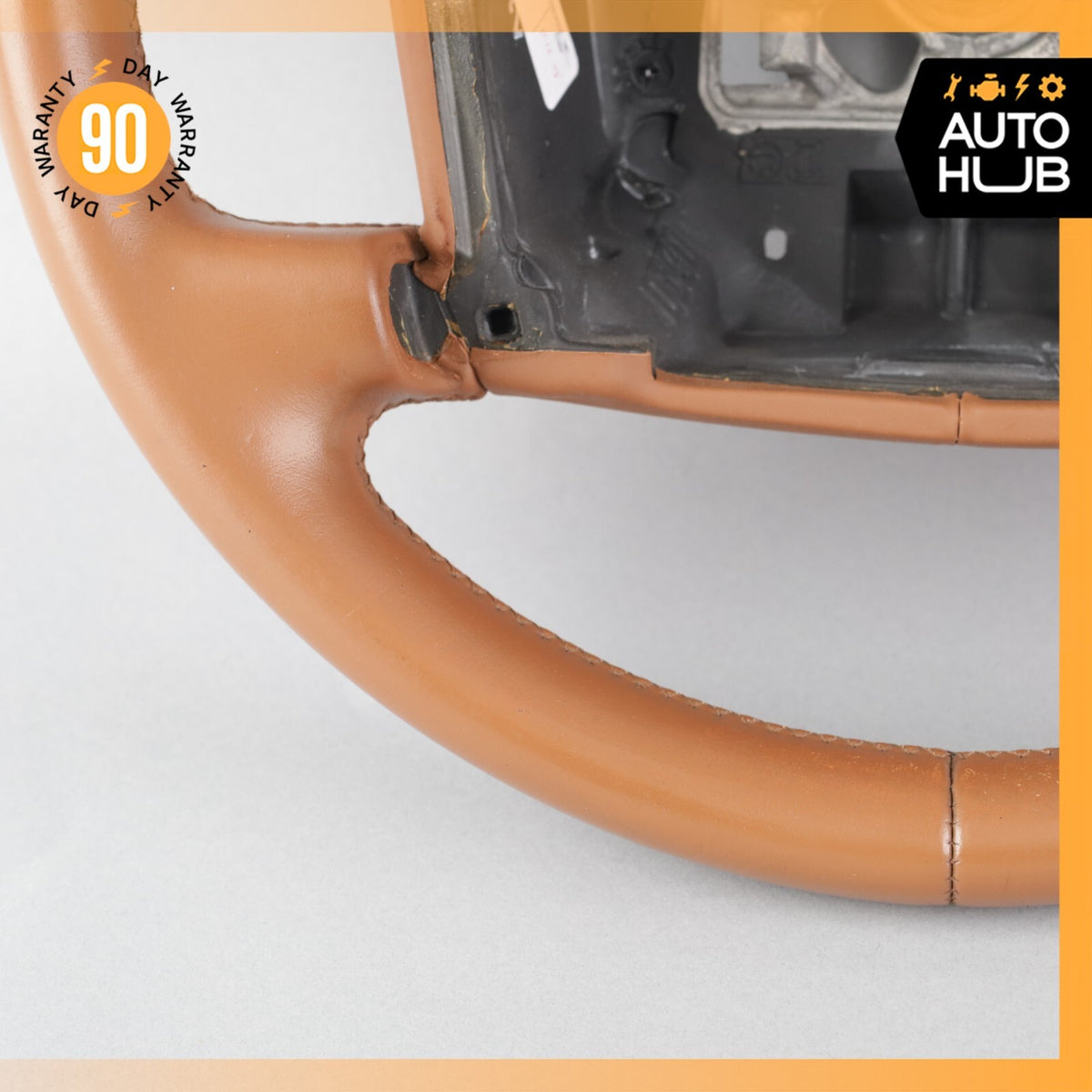 03-10 Bentley Continental Flying Spur GT GTC Driver Steering Wheel Brown OEM 58k - photo 6