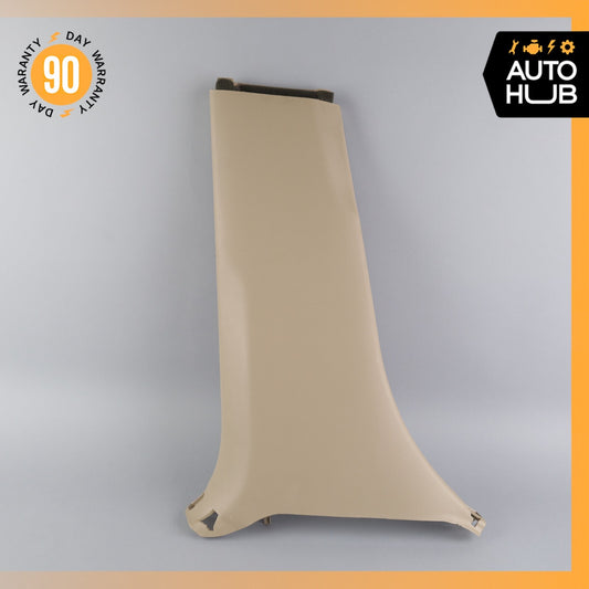 13-19 Mercedes X166 GL450 GLS550 Left Driver Lower B-Pillar Cover Trim Beige OEM - photo 1
