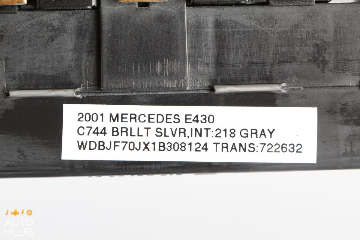 98-03 Mercedes W210 E320 E430 Center Console Dash Trim Switch Hazard 2108210071 - photo 12