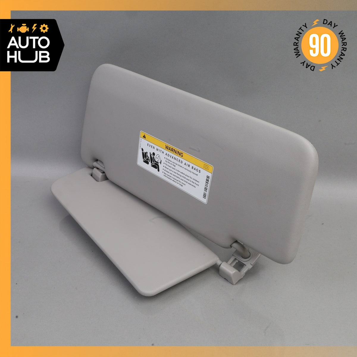 12-19 Mercedes X166 GL350 ML550 Sun Visor Sunvisor Right Passenger Side Gray OEM - photo 14