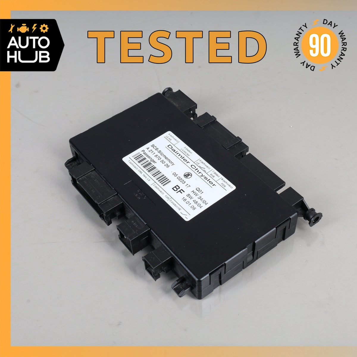 03-12 Mercedes R171 SLK350 E350 Front Right Seat Control Module 2118704585 OEM - photo 1