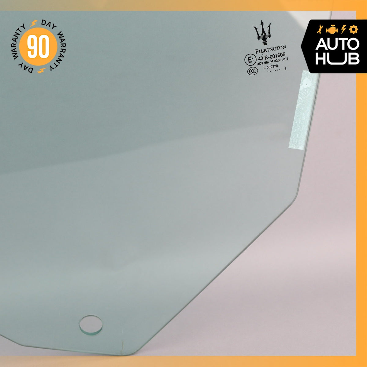 08-19 Maserati GranTurismo M145 Door Window Glass Front Left Driver Side OEM - photo 3