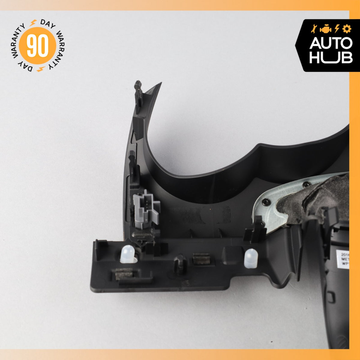 11-18 Porsche Cayenne 958 E-Hybrid Steering Column Cover Trim Black OEM - photo 6
