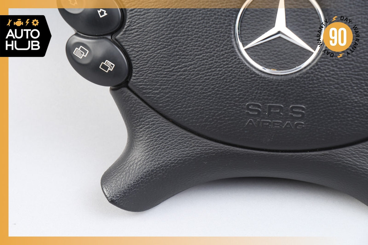 Mercedes R230 SL500 SL55 AMG CLK500 E350 Steering Wheel Airbag Air Bag Black OEM - photo 5