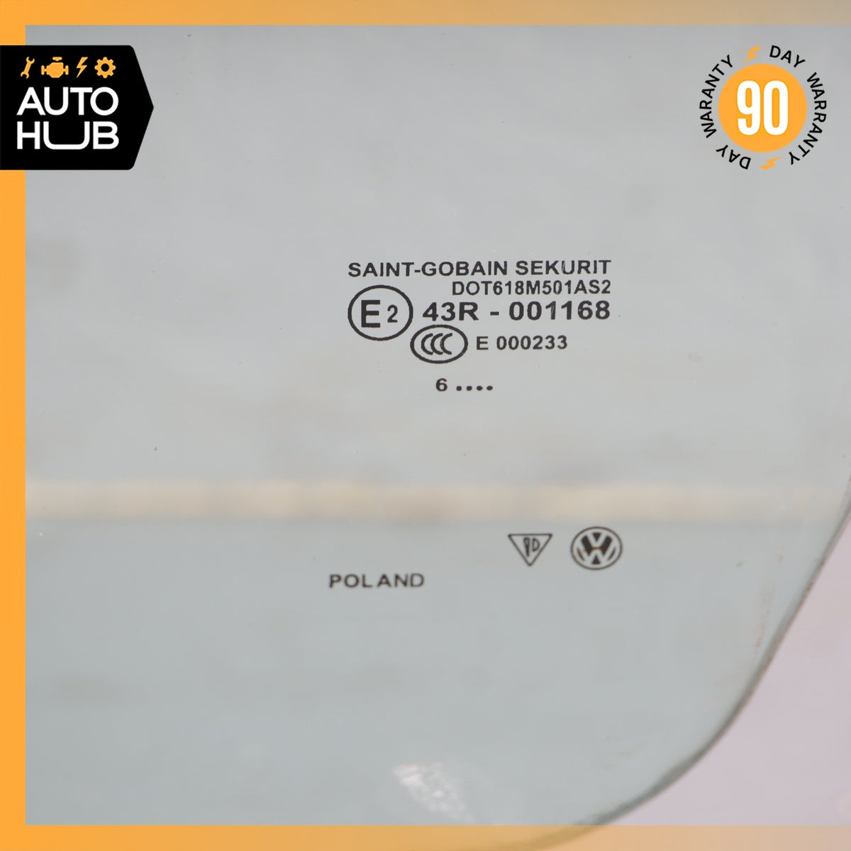 03-10 Porsche Cayenne 955 S Turbo Front Left Side Door Window Glass OEM - photo 9