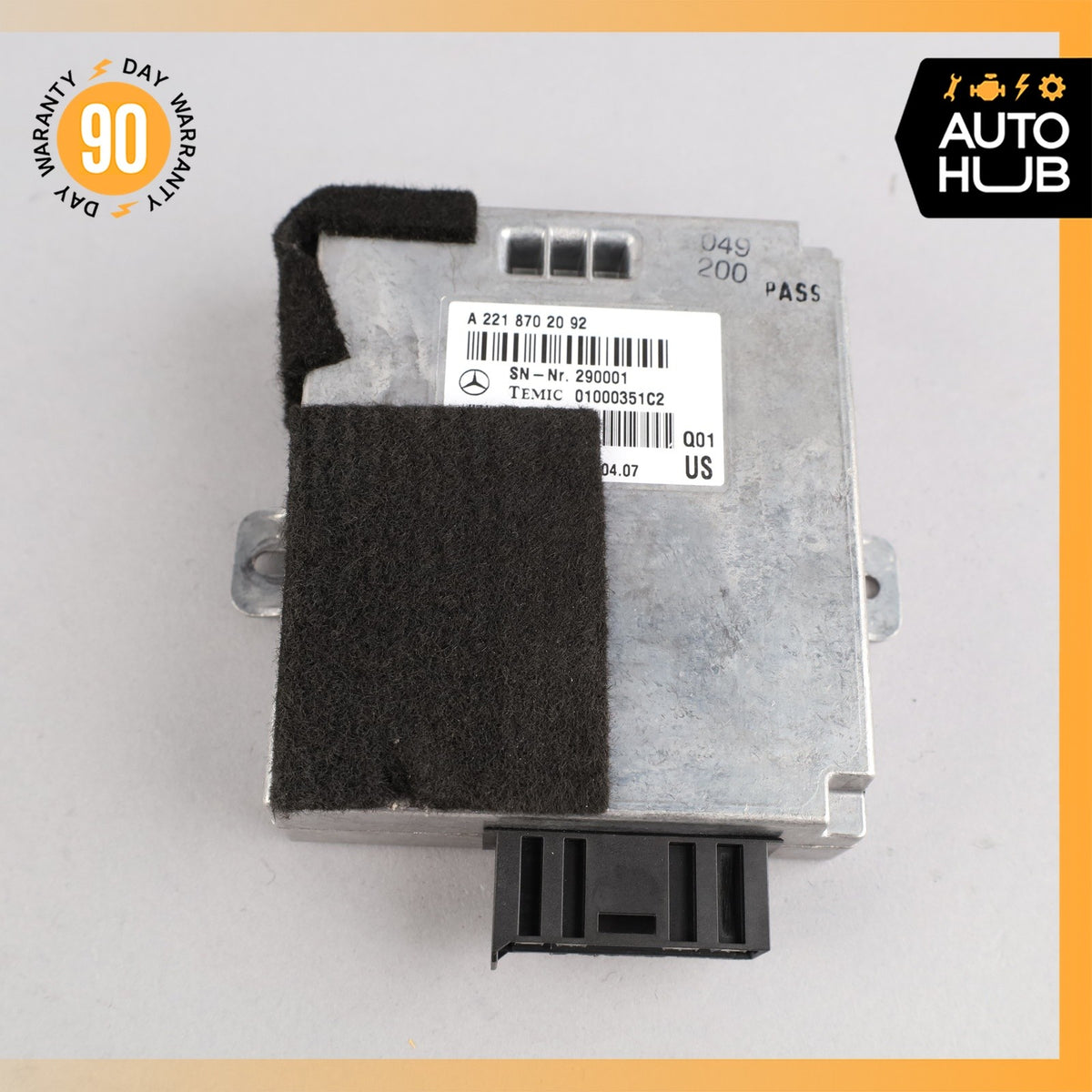 07-14 Mercedes W221 S63 CL550 Voice Language Communication Control Module OEM - photo 7