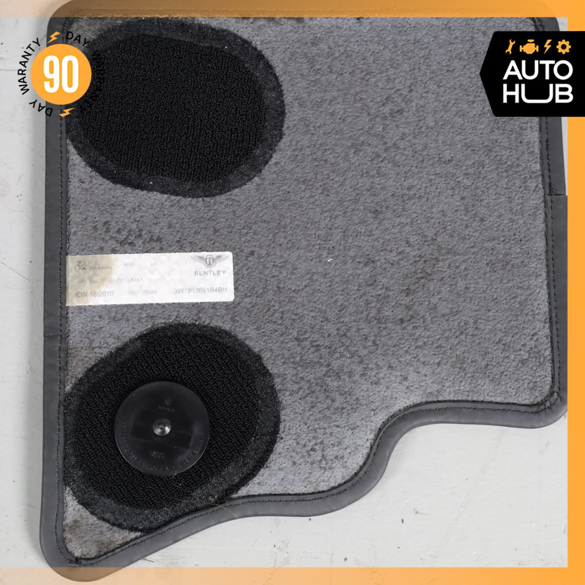 Bentley Continental GTC GT Front & Rear Floor Mat Carpet Cover Set of 4 OEM 63k - photo 12