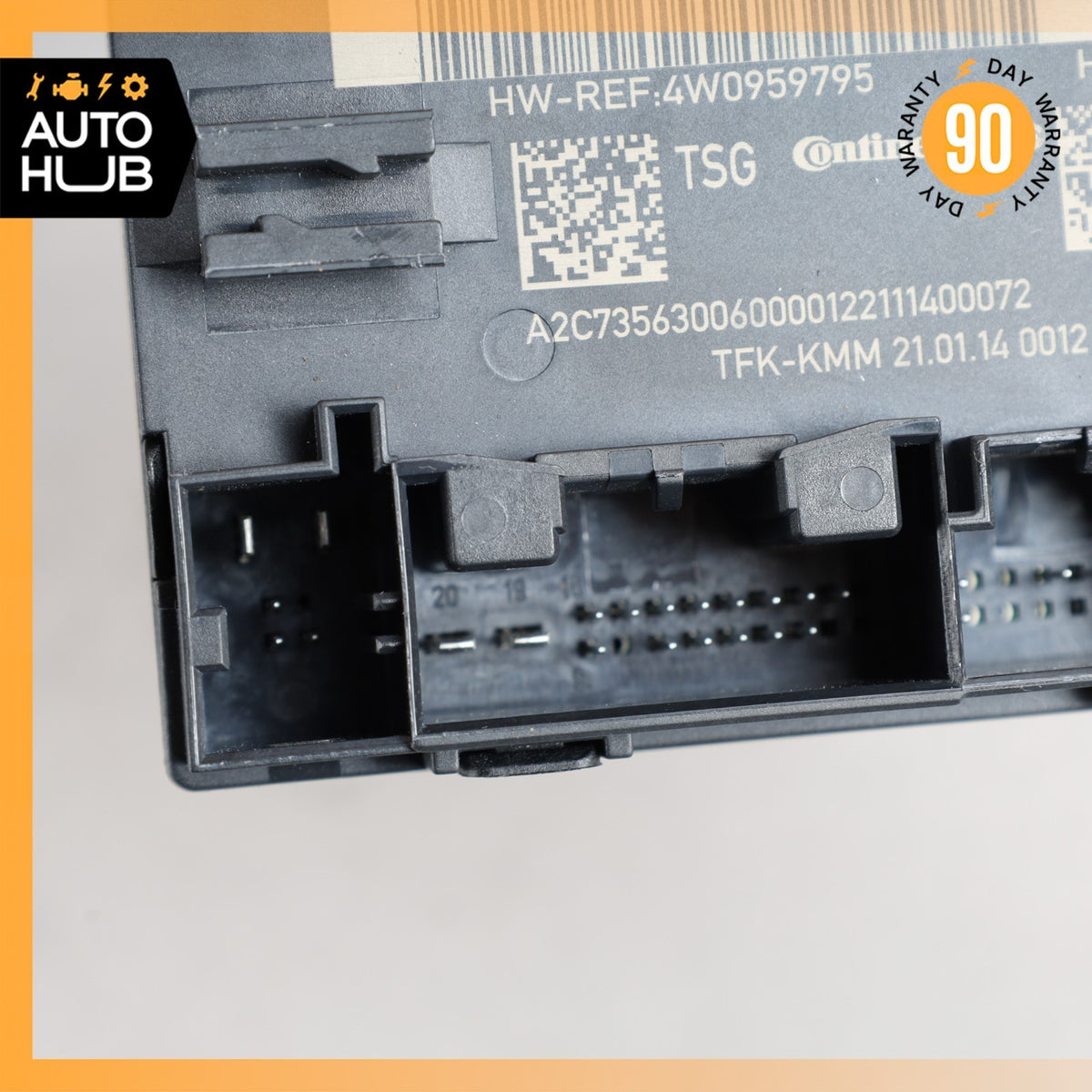 14-18 Bentley Flying Spur Rear Left Side Door Control Module 4W0959795 OEM 40k - photo 6