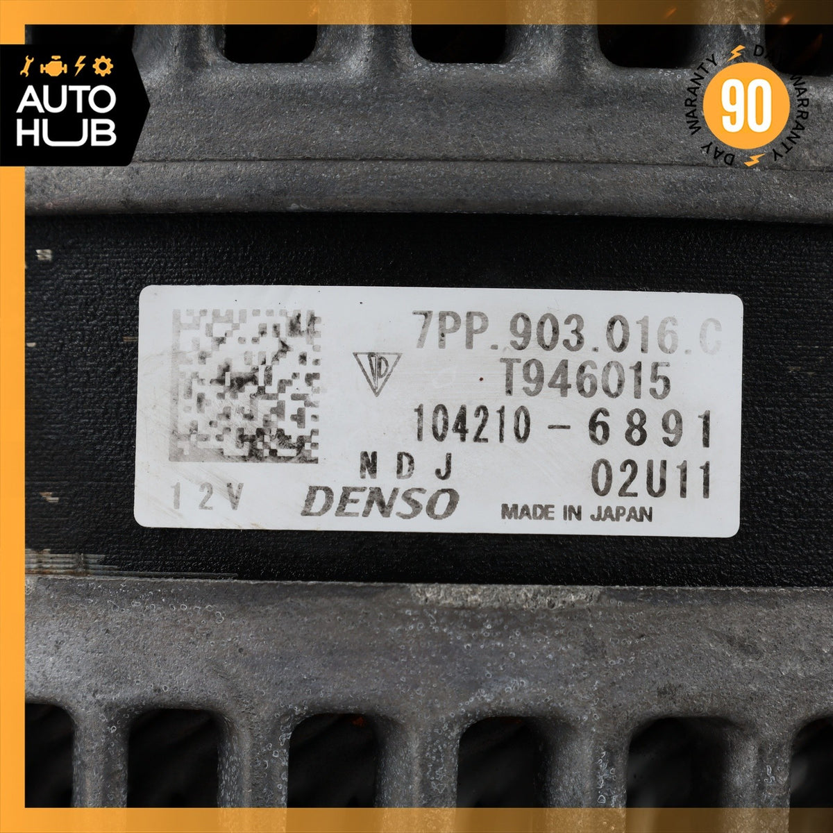 15-18 Porsche Macan 95B GTS S Engine Generator Alternator 7PP903016C OEM - photo 8