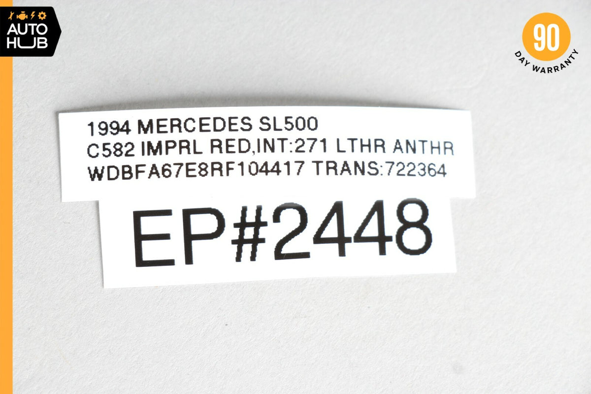 90-02 Mercedes R129 SL500 SL320 Antitheft Alarm Switch Button 1248203701 OEM - photo 11