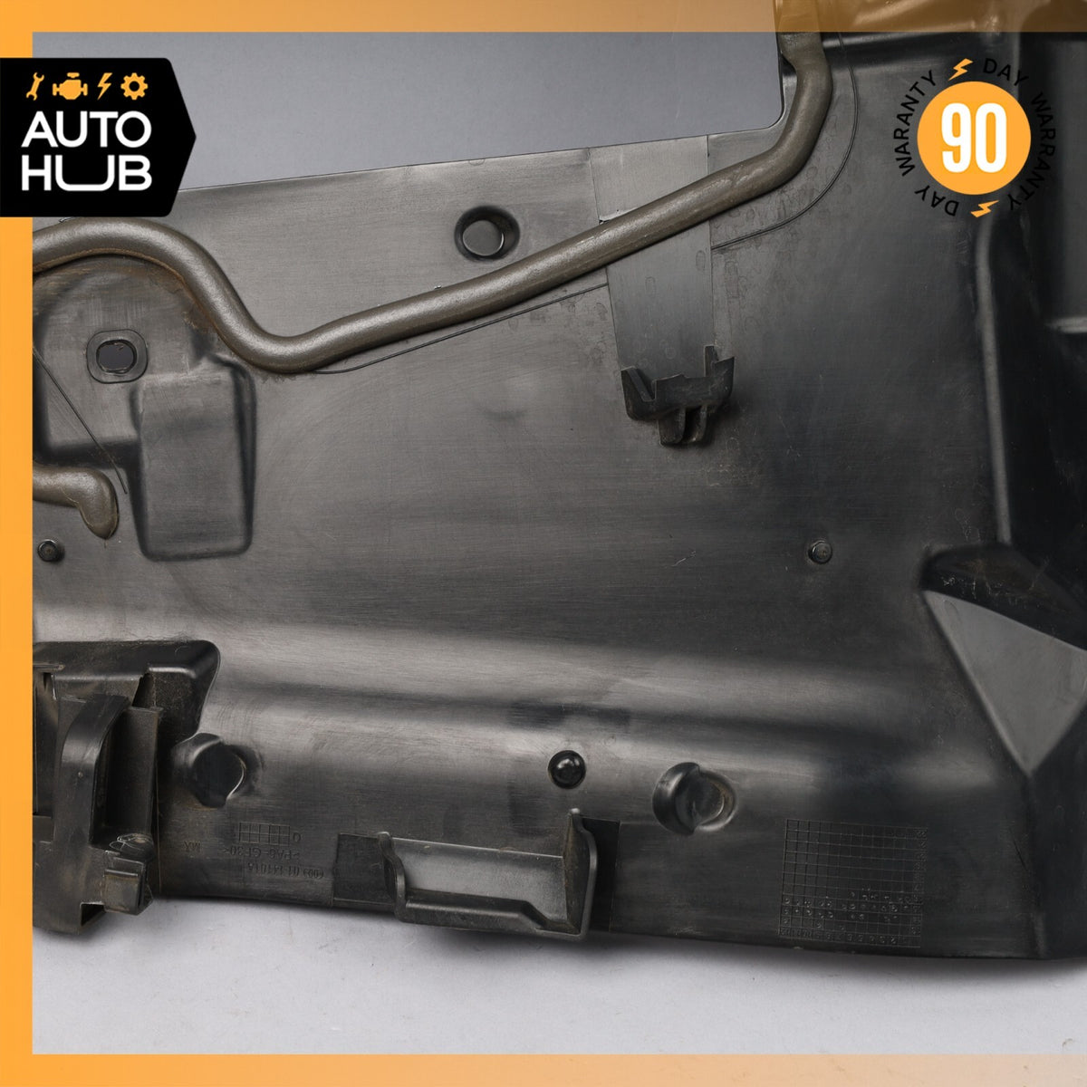 15-20 Mercedes W205 C300 M274 Front Right Engine Partition Shield OEM 41k - photo 4
