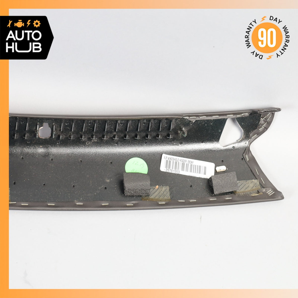 04-08 Cadillac XLR Front Top Upper Headliner Trim Panel Black 10352598 OEM - photo 9