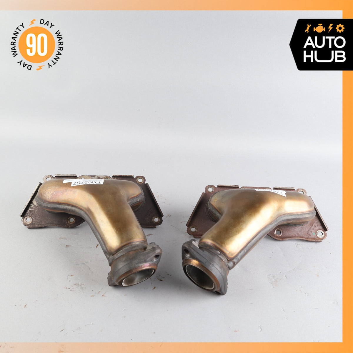 12-18 Mercedes W207 E350 CLS400 M276 Exhaust Manifold Left & Right Side Set OEM - photo 1